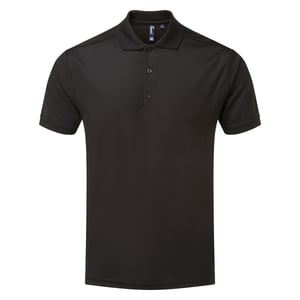 Premier - Poloshirt für Herren (Schwarz)