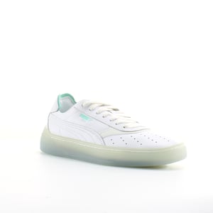 Puma Clai-O Diamond Versorgung weiße Leder Herren Schnürungstrainer 369399 01