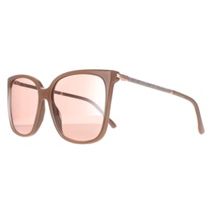 Jimmy Choo Square Damen Nude Rosa Flash Silber Spiegel SCILLA/S
