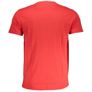 Cavalli Class Bold Weißes Logo Rotes T-Shirt