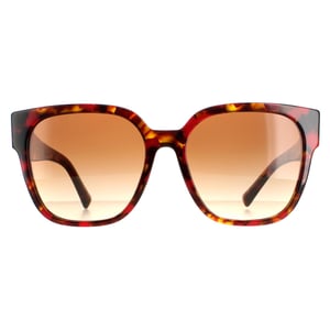 Valentino Square Damen rot Havanna braun Gradient VA4111 Sonnenbrille