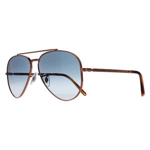 Ray-Ban Aviator Unisex poliert Rose Gold blau abgestuft RB3625 neu Aviator