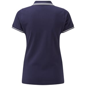 Asquith & Fox - Polo-Shirt mit kurzen Ärmeln - Damen (Marineblau / Weiß)