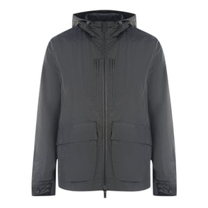 Lyle & Scott Schlichte Jacke mit Kapuze Schwarz