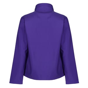 Regatta Herren Ablaze druckbare Softshell-Jacke (lila/schwarz)
