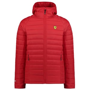 Quilted Jacket von Ferrari in der farbe Rot und in größe M.