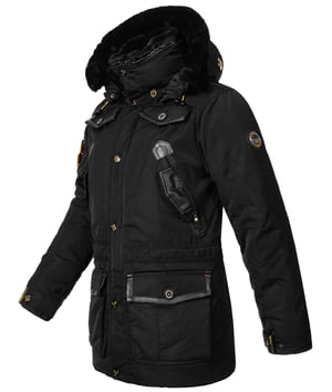 Geographical Norway Winterjacke Schwarz