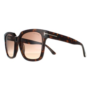 Lunettes de soleil Tom Ford Selby FT0952 52f Gradient brun de la Havane noire brillante