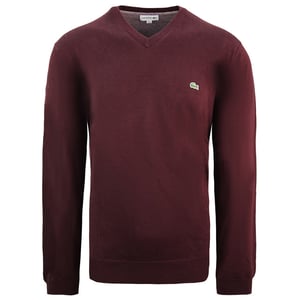 Lacoste Plain Herren Burgund Sweater
