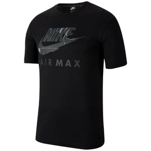 Nike Air Max Graphic Print Herren-T-Shirt Schwarz
