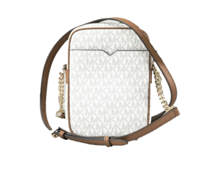 Michael Kors Jet Set Travel Signature Mittlere Logo Ketten Crossbody Flugtasche