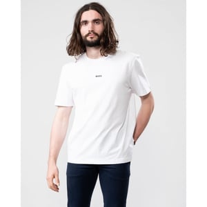 BOSS Orange TChup Herren Rundhals T-Shirt mit kleinem Logo