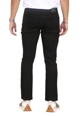 MYT Herren-Jeans mit geradem Bein, Hyper-Stretch-Denim in Schwarz