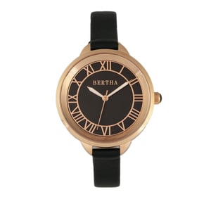 Bertha Madison Sonnenuhr Lederarmbanduhr