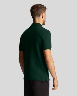 Lyle & Scott Herren-Poloshirt mit Co-Ordinates-Print in Grün