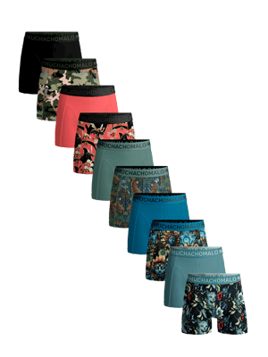 Muchachomalo - Caleçons 10-pack Hommes - Qualité parfaite - Ceinture douce