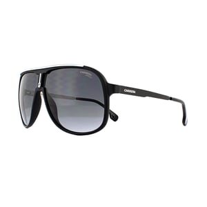 Carrera Aviator Mens Matte Black Dark Grey Gradient Sonnenbrille