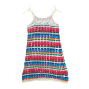Häkelstrickkleid 664324 Mädchen