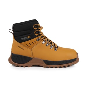 Regatta - Herren Stiefel "Grindstone", Nubukleder (Honig/Schwarz)
