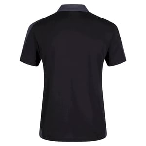 Regatta Coolweave-Piqué-Poloshirt (Schwarz/Grau)