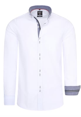 Rusty Neal Overhemd Regular Fit  Weiss
