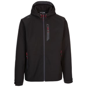 Trespass Herren Marlon Soft Shell Jacke (Schwarz)