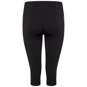 Dare 2B Womens/Ladies Influential Plain Recycled 3/4 Leggings (Schwarz)