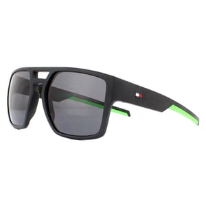 Tommy Hilfiger Sonnenbrille TH 1805/S 003 IR Mattschwarz Grau