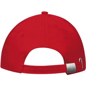 SOLS Unisex Buffalo Baseballkappe (Rot/Weiß)