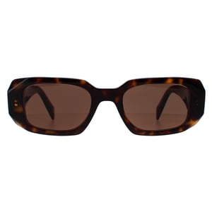 Prada Rectangle Damen Schildpatt Braun PR17WS