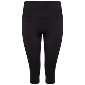 Dare 2B Womens/Ladies Influential Plain Recycled 3/4 Leggings (Schwarz)