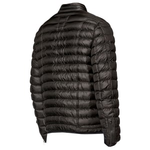 Schlichte schwarze wattierte Diesel-Jacke