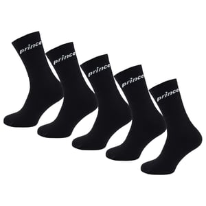 Prince Tennis 5er-Pack schwarze Herrensocken