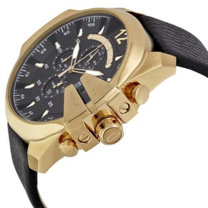 Diesel Mega Chief Schwarz Herren Armbanduhr DZ4344