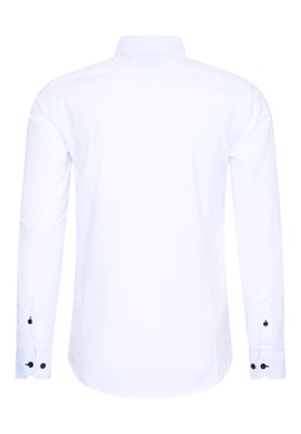 Rusty Neal Overhemd Slim Fit  Weiss