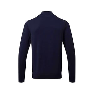 Asquith & Fox Herren Sweatshirt mit Reißverschluss aus Baumwollmischung (French Navy)
