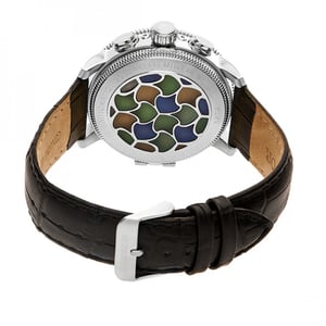 Heritor Automatik Aura Herren Halbskelett Lederarmbanduhr