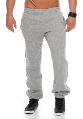 NIKE Herren Club Swoosh Cuff Jogginghose in Grau