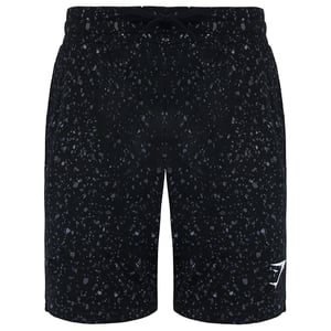 Gymshark Micro Print Herren Schwarze Shorts
