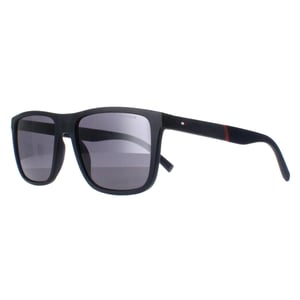Tommy Hilfiger TH 2043 FLL IR matte blaue graue Sonnenbrille