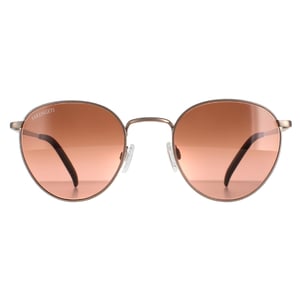 Serengeti Rund Unisex Gebürstet Bronze Mineral Polarisiert Fahrer Gradient Hamel