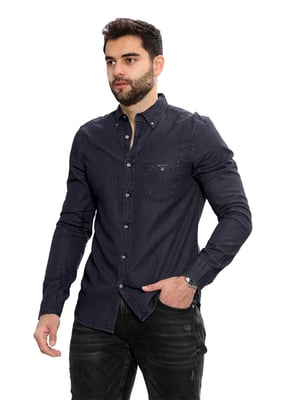 Gant Herren Regular Fit Hemd - Schwarz