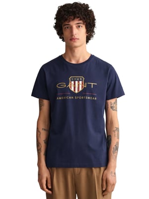 Gant | Herren T-Shirt mit Rundhalsausschnitt Archive Shield
