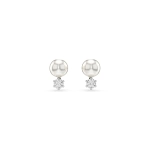 Swarovski 'Matrix' Damen Ohrstecker aus Metall - Silber 5694225