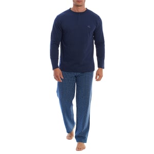 KLP4 Herren-Winterpyjama mit langen Ärmeln