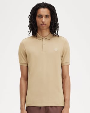 Fred Perry Herren Polohemd mit schlichter Signatur
