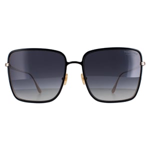 Tom Ford Square Damen Glänzend Schwarz Grau Polarisiert Heide FT0739