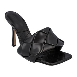 Bottega Veneta Lido Pantoletten schwarz