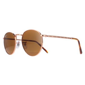 Ray-Ban Rund Unisex Rose Gold Braun RB3637 Neu Rund