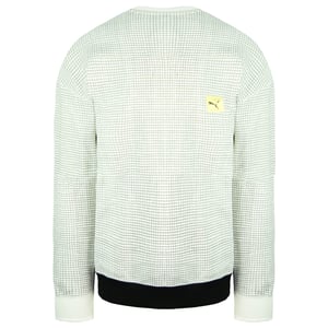 Puma x Michael Lau Long Sleeve Crew Hals weiße Herren AOP Sweatshirt 530359 52